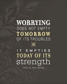 Worrying